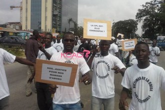 Côte dÂ’Ivoire : Des victimes de la crise manifestent au tribunal pour interpeler la CPI